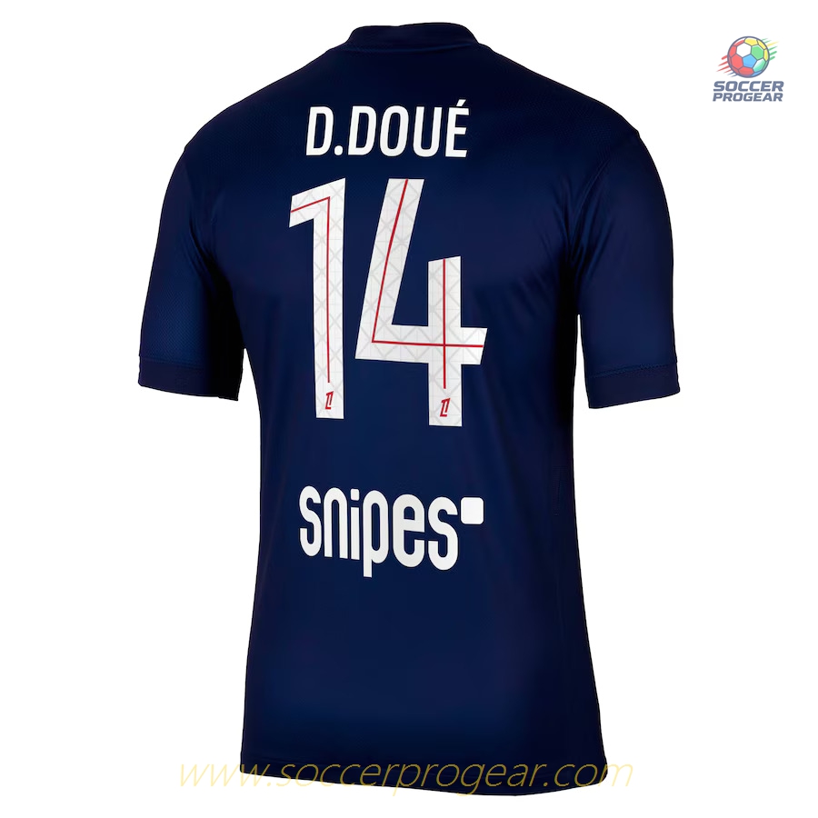 PSG Home Football Jersey 2025/26 Collection Désiré Doué