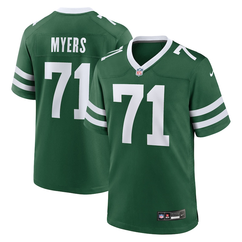 None Josh Myers NY Jets Retro Professional Jersey Football Apparel