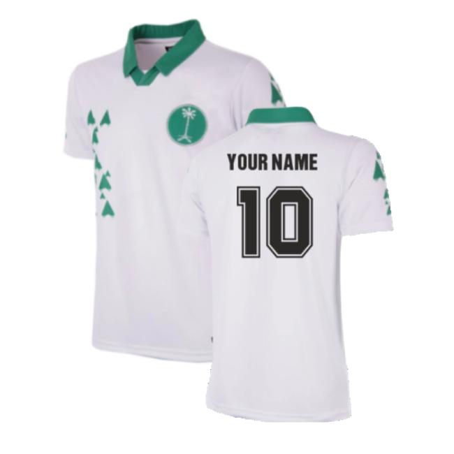 Pro-Grade Saudi Arabia 1998 Retro Football Shirt (Your Name)