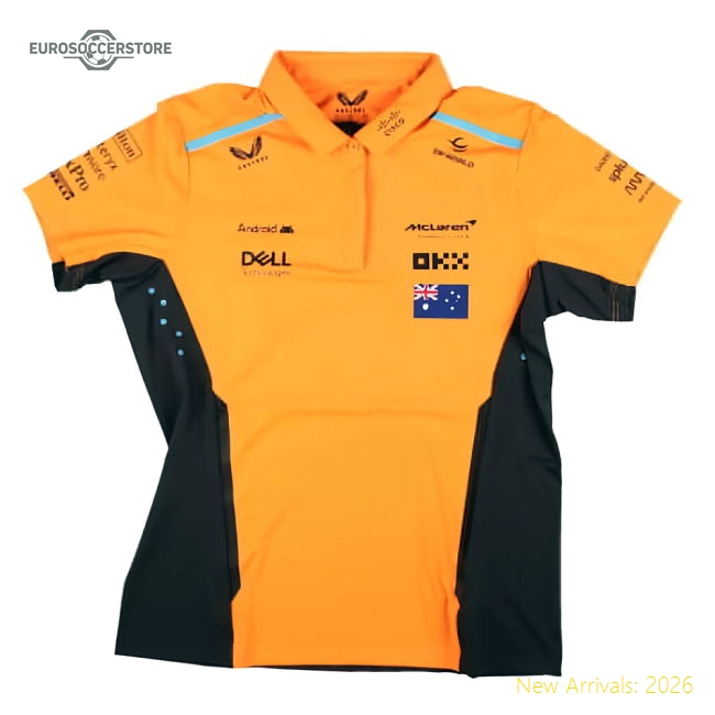 2024 McLaren Oscar Piastri Replica Polo Shirt - Autumn Glory (Womens)