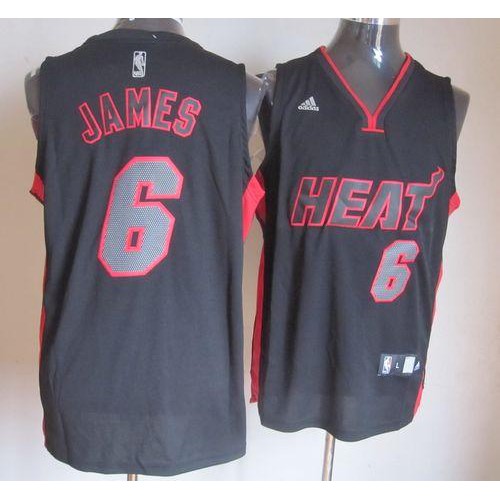 MIA LeBron #6 Signature Edition Authentic Jersey Urban Style