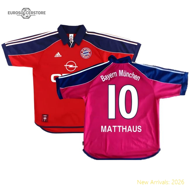 Excellent Bayern Munich 1999-01 Home Kit ((excellent) S) (matthaus 10)