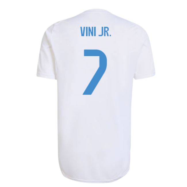 Professional-Grade 2025-2026 Real Madrid Eu Training Jersey (White) (Vini Jr