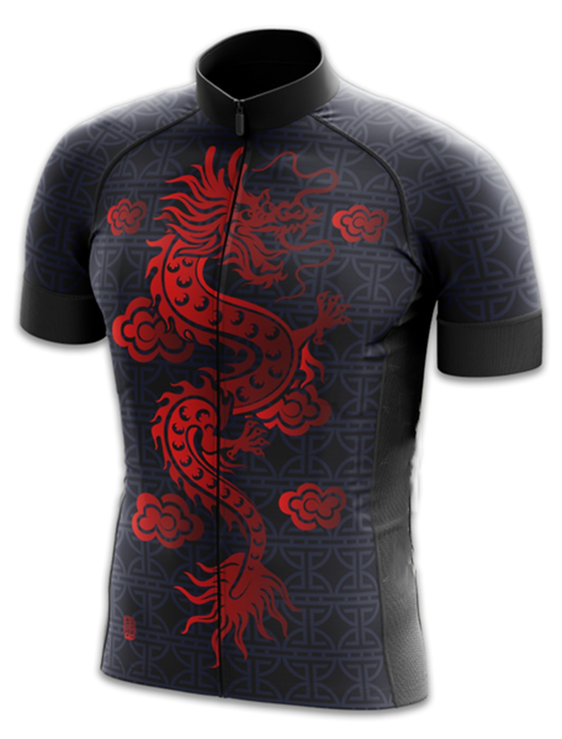 Men's Cycling Jersey Dragon Funny Short Sleeve Bike Jersey Top with 3 Rear Pockets Mountain Bike MTB Road Bike Cycling Quick Dry Reflective Strips Back Pocket Moisture Wicking Sports Yellow Red
