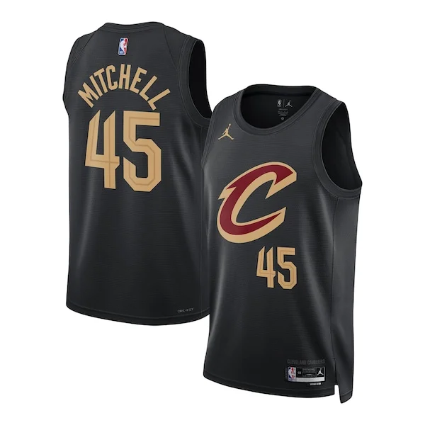 Donovan Mitchell CLE Swingman Jersey - vintage official - Black
