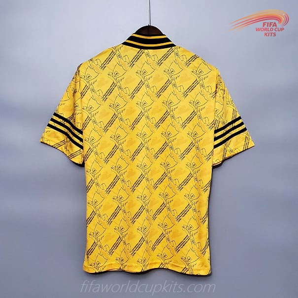 Liverpool 95-96 Away Yellow Football Kit