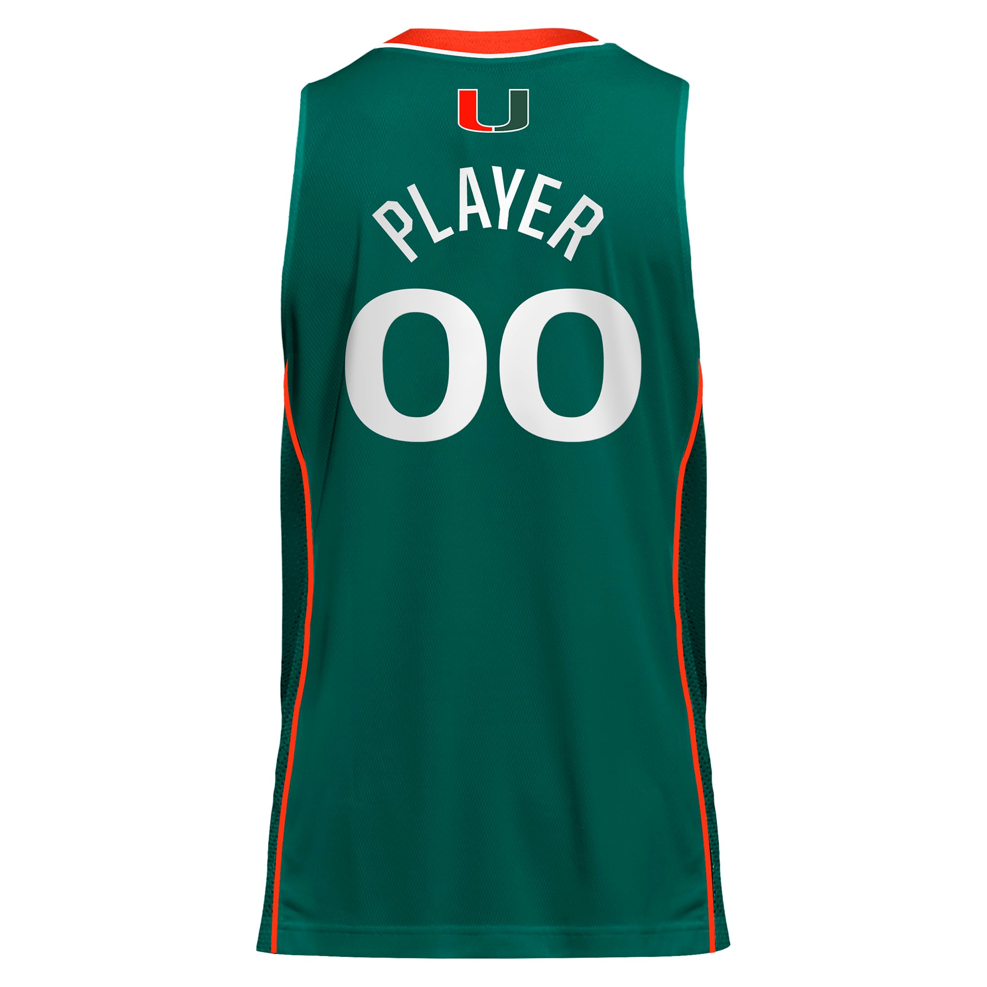 Miami Hurricanes adidas Unisex Pick-A-Player NIL Men's Basketball Jersey - Green