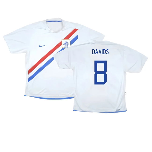 Holland 2006-08 Away Shirt ((Very Good) S) (Davids 8)