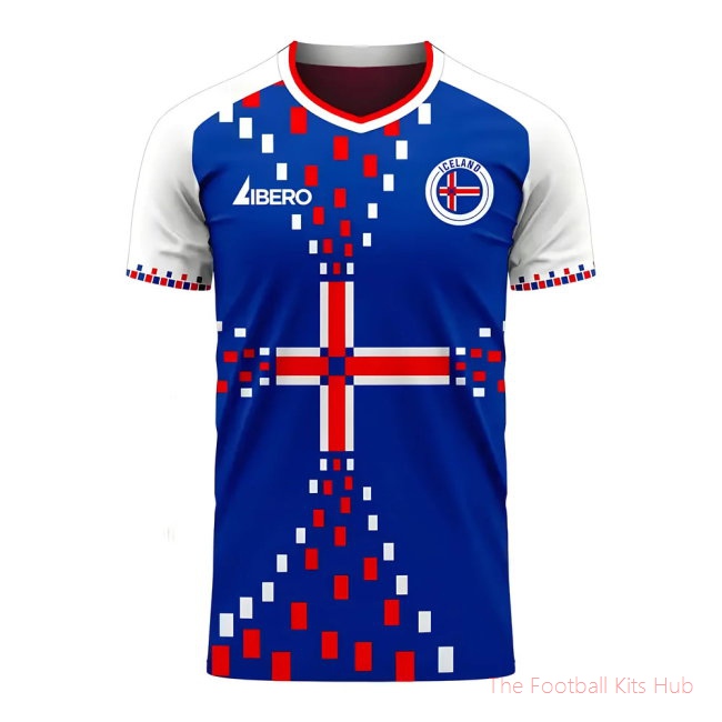 Iceland 2025-2026 Home Concept Football Kit (Libero) - Womens