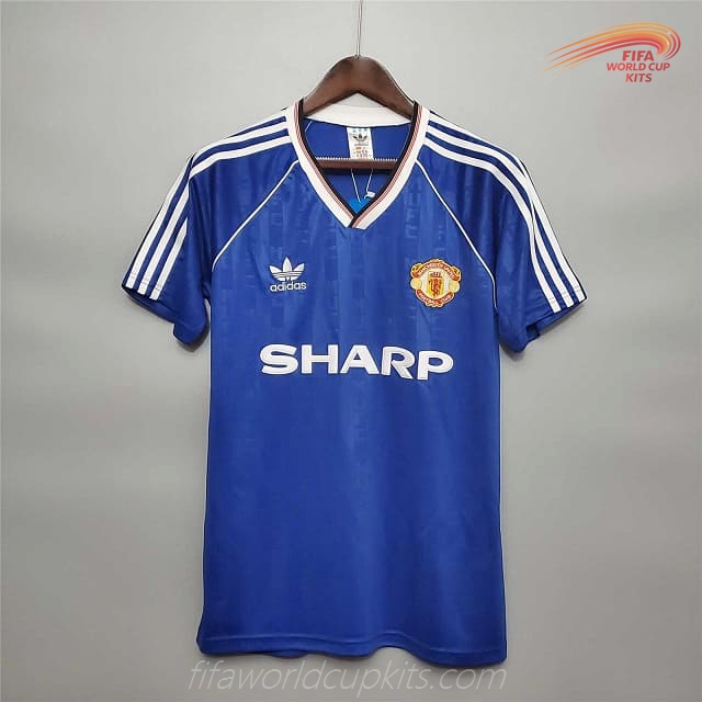 Manchester United 88-90 Away Soccer Uniform