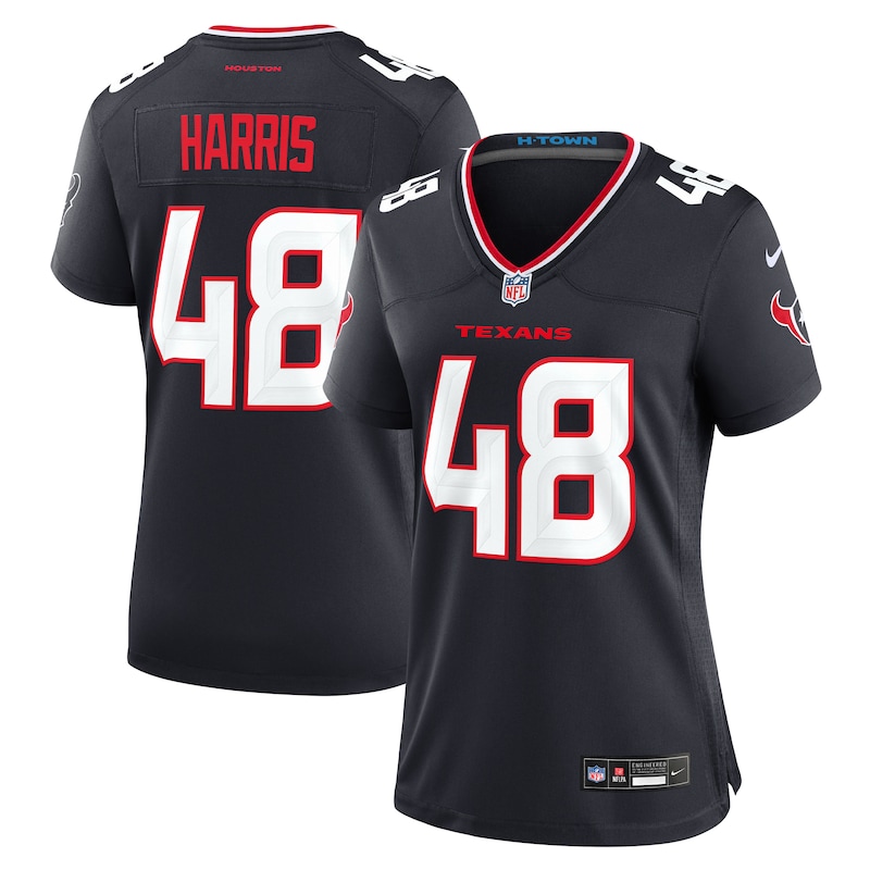 None Christian Harris HOU Texans Stylish Authentic Jersey Football App