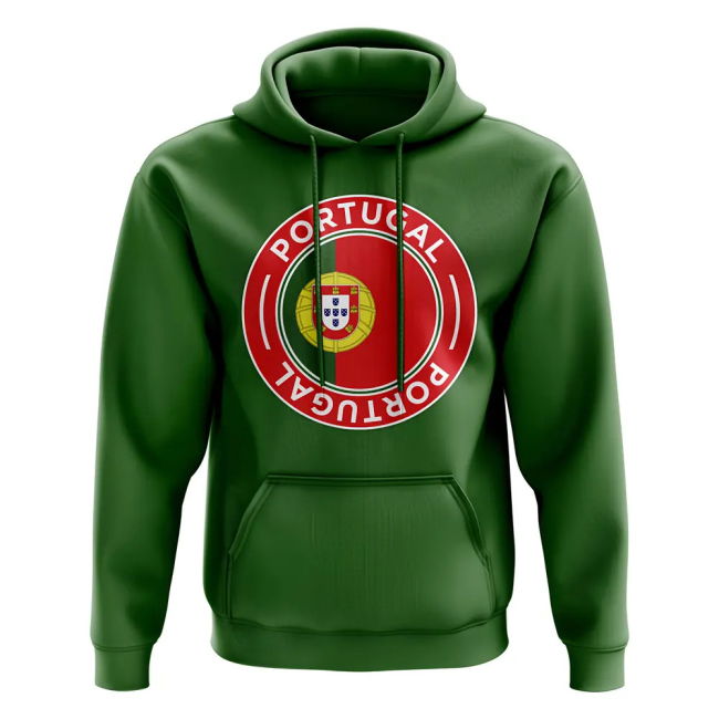 Portugal Football Badge Hoodie (Green) Netherlands Performance
