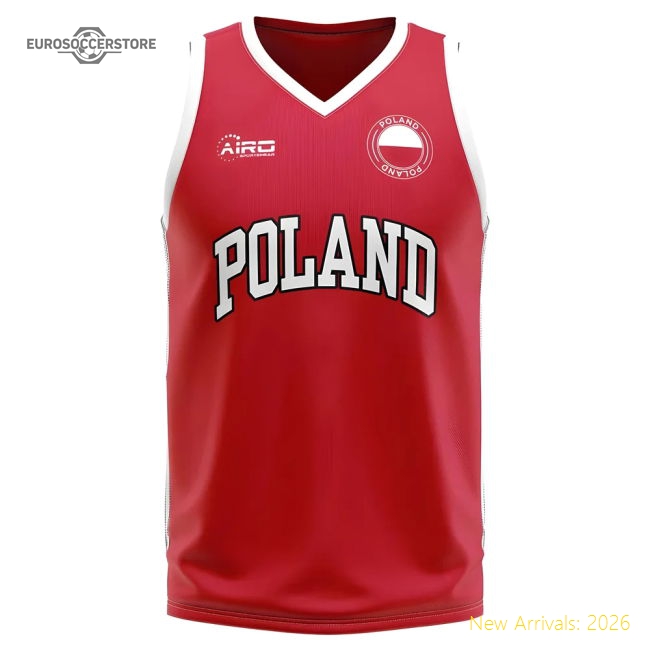 Poland 2019 Home Jersey Shirt Football Fan Apparel