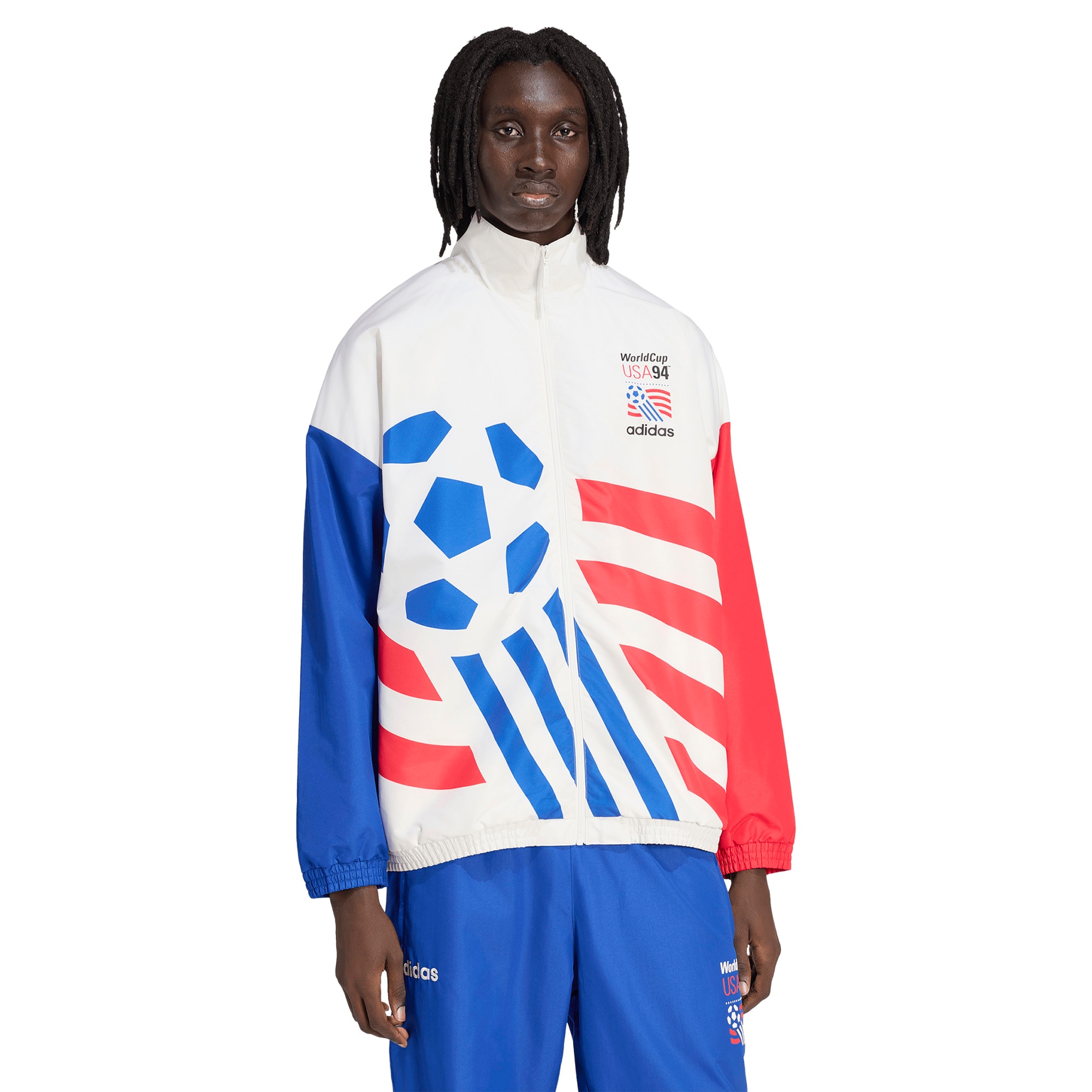 [JED] USMNT 1994 World Cup Full-Zip Woven Track Jacket - White