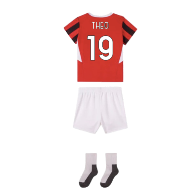 High Performance Passionate Acm Ac Milan Home Baby Kit Theo #19 Up...