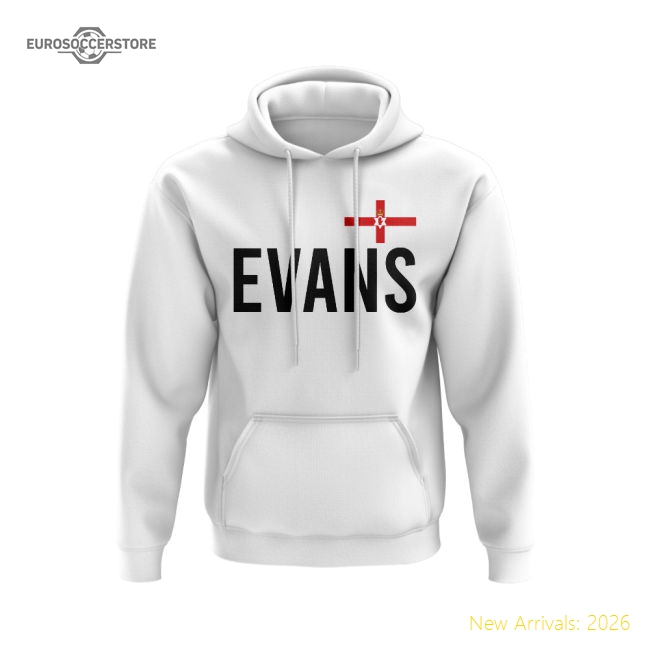 Jonny Evans Northern Ireland Name Hoody (White)