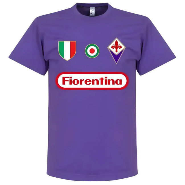 Fiorentina Fan T-shirt Fiorentina Batistuta #9 New Season Stylish