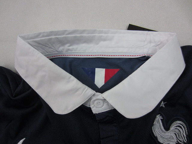 2014 France Home Navy soccer Jersey Shirt - Official Replica 4929