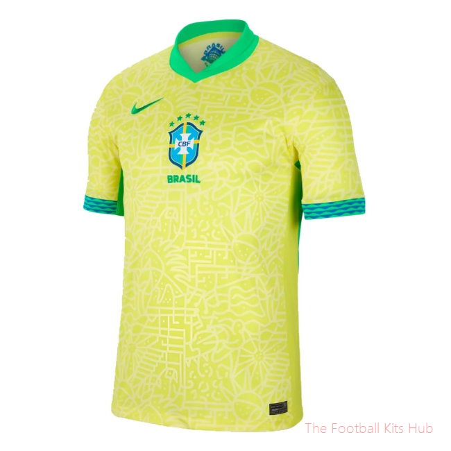 Men 2024-2025 Brazil Home Shirt