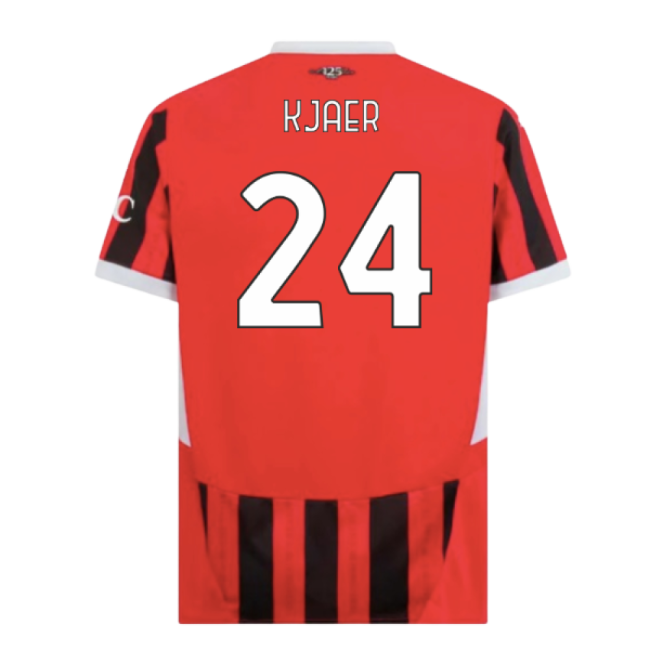 Official Licensed AC Milan Home Replica Jersey for Adults (Kjaer 24)