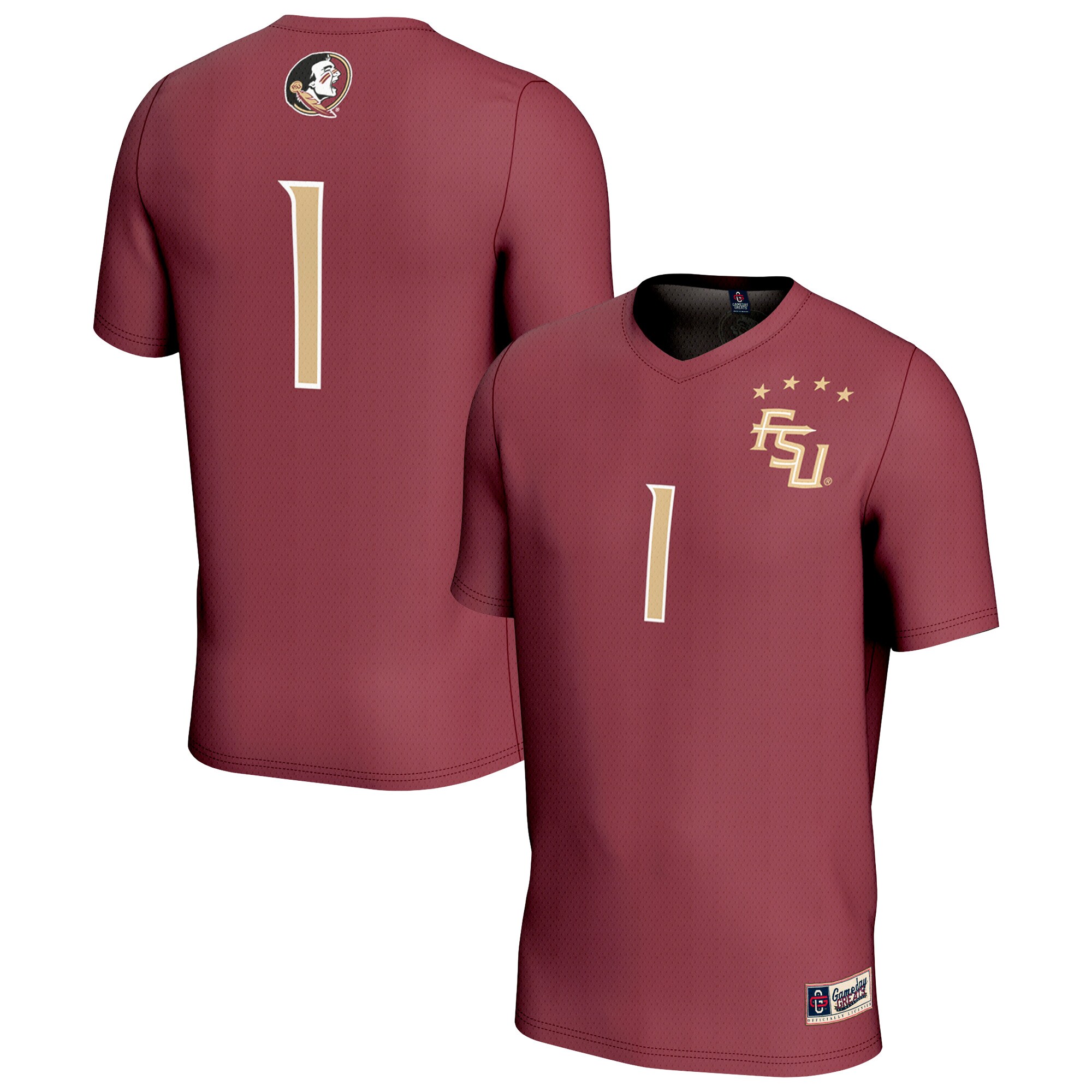 [NJP] Florida State Seminoles GameDay Greats Youth Lightweight Collegiate Soccer Fashion Jersey? - Garnet