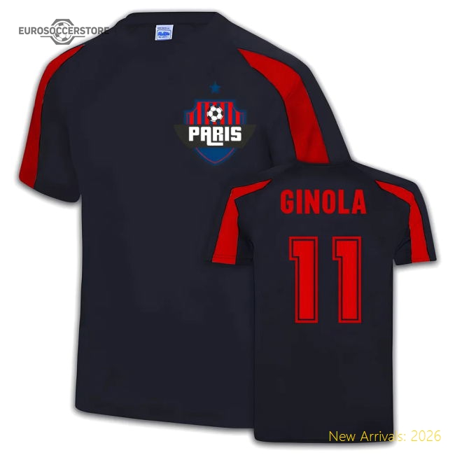 Fan-Favorite Psg Sports Training Jersey (David Ginola 11)