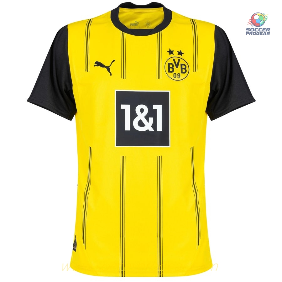 BVB Dortmund 2024-2025 Season Home Reus Children Jersey Set Football Shirt