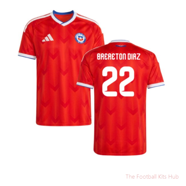 [EFS] 2026/27 Chile Home Shirt (Brereton Diaz 22)