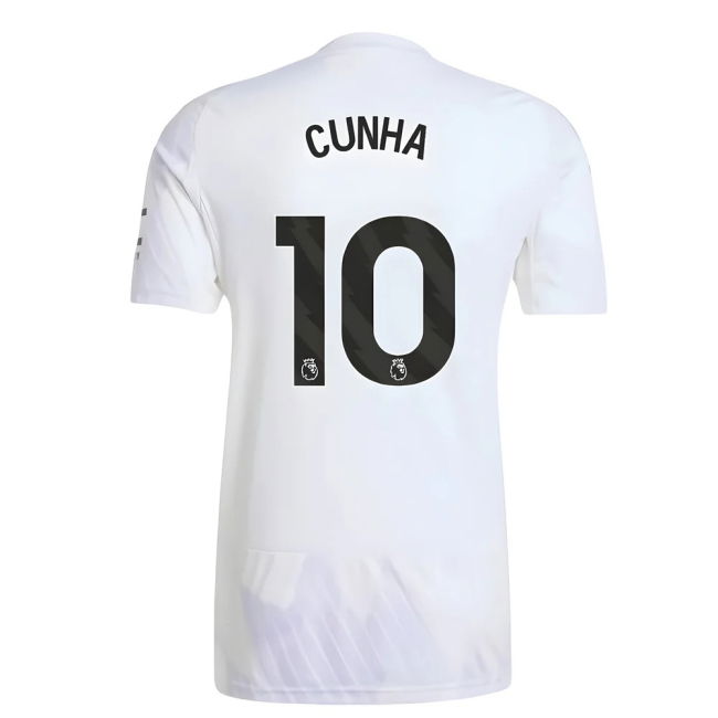 Rare Find Match Jersey 2025-2026 Away Authentic - Cunha 10 Adults#592