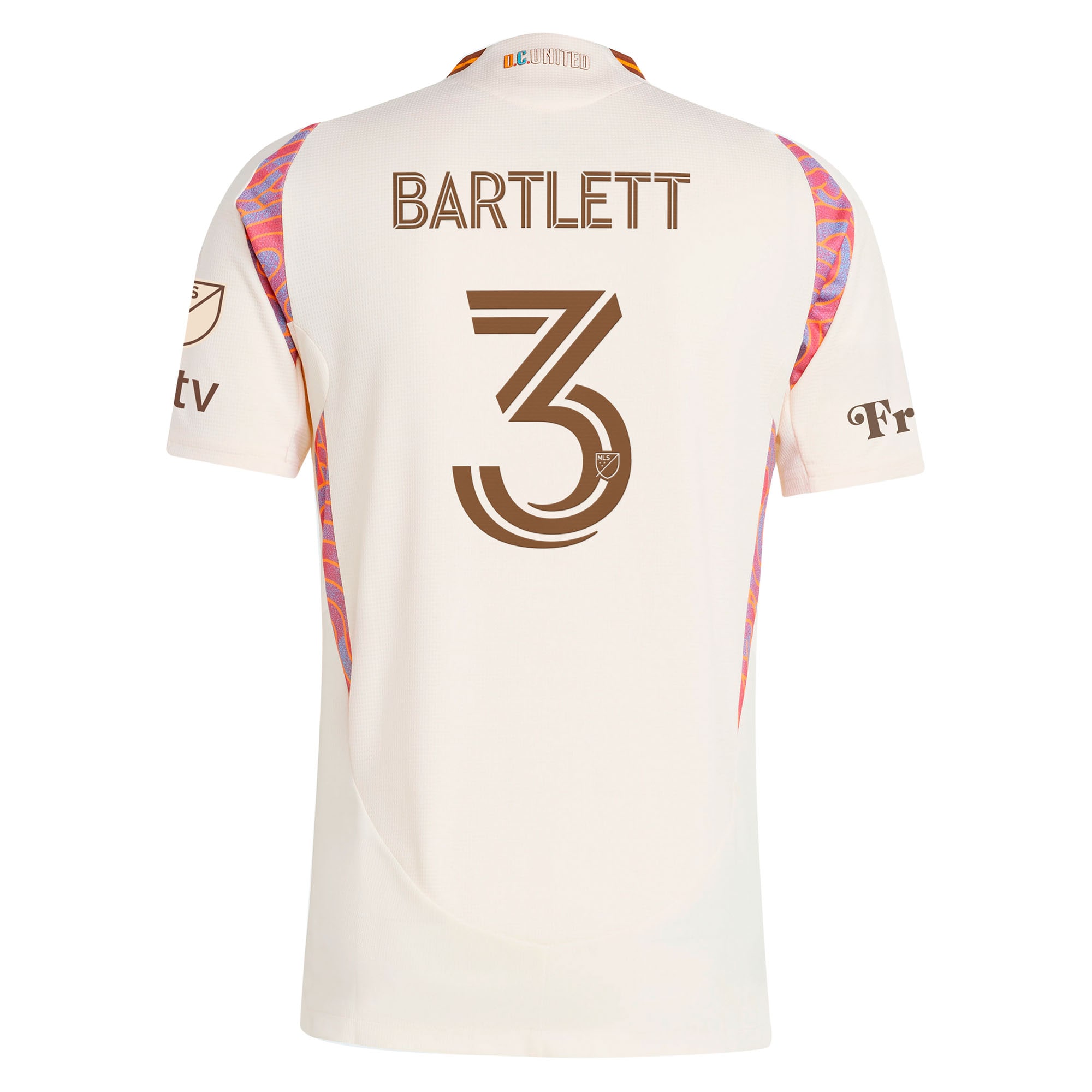 [SJH] Lucas Bartlett D.C. United 2025 The Soul Kit On-Field Authentic Jersey - Natural