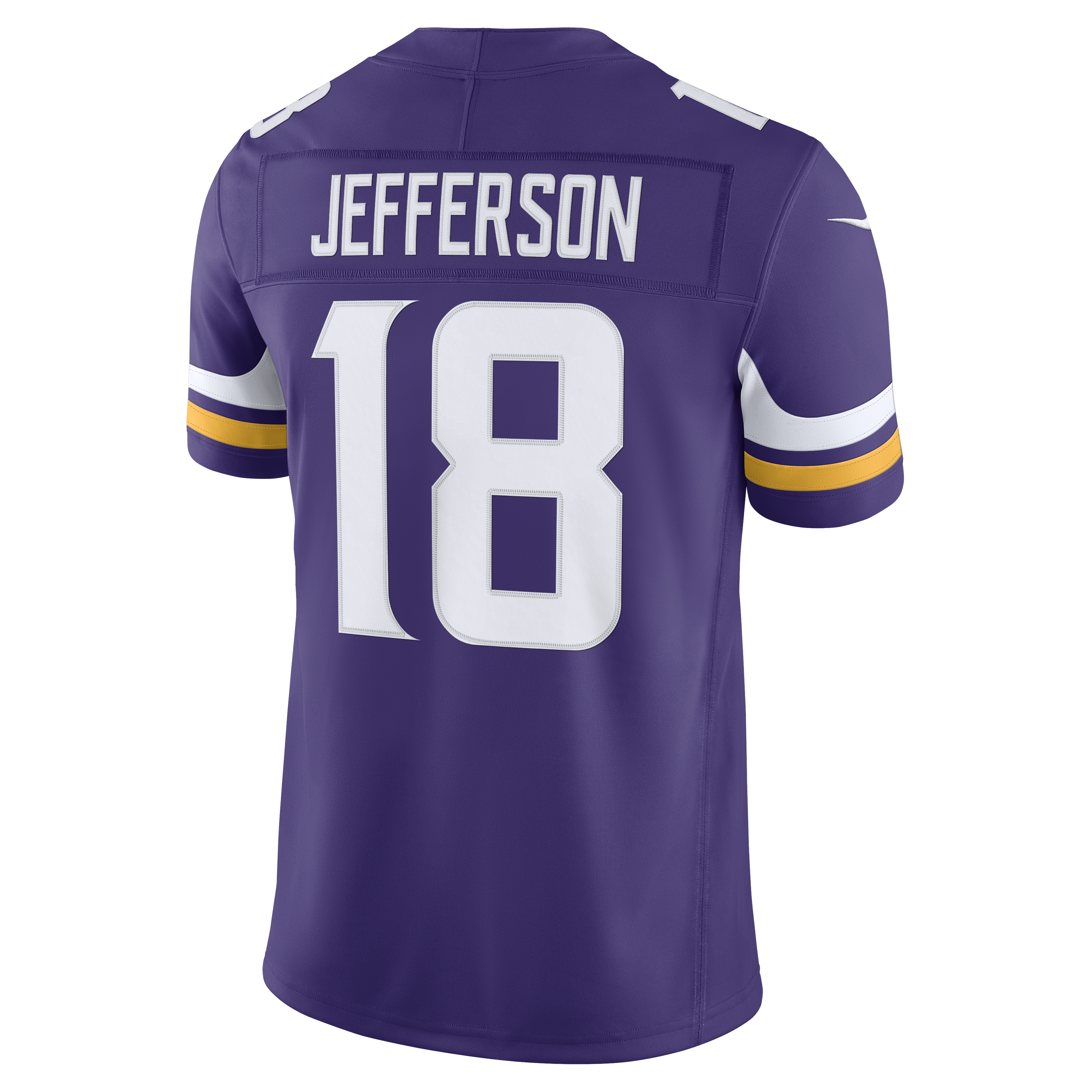 [LK] Justin Jefferson #18 Minnesota Vikings Team Vapor F.U.S.E. Stitched Limited Jersey - Purple