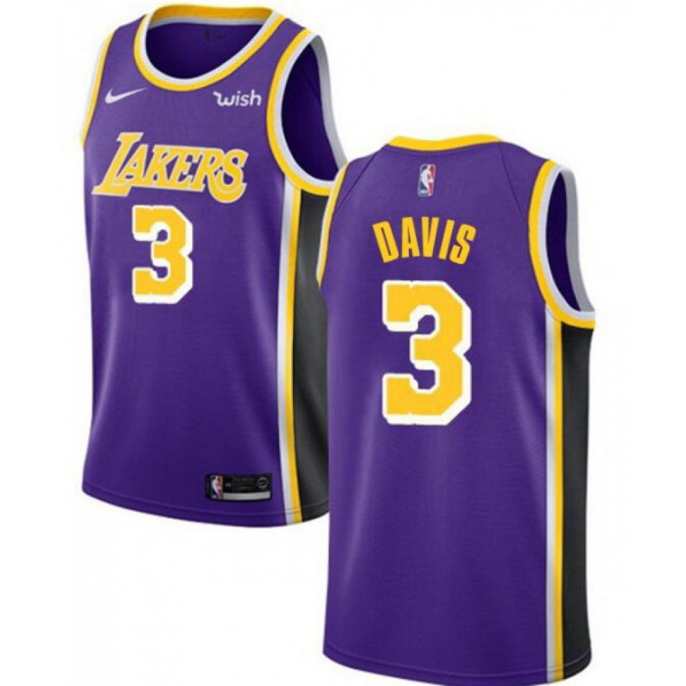 3 Los Angeles Lakers Jersey Purple - - Game Day Essential