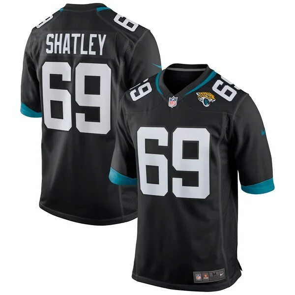 None Tyler Shatley Game Jersey - Black | NFL Player Jersey | NFL Footb