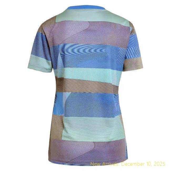 2025-2026 RM Real Madrid Pre-Match Official Shirt (Bluebird) - Womens