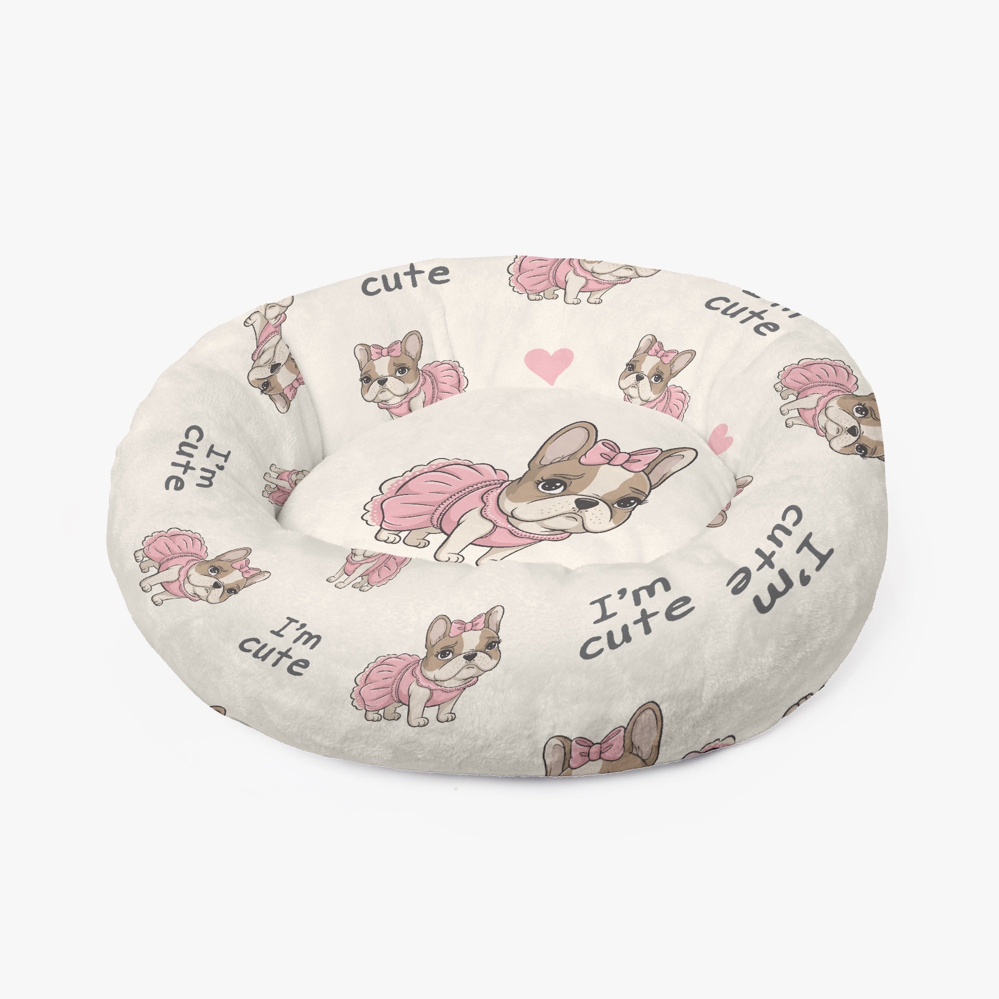 Indoor-Play Potato - Cloud-comfort Frenchie Bed | Anti-anxiety French...