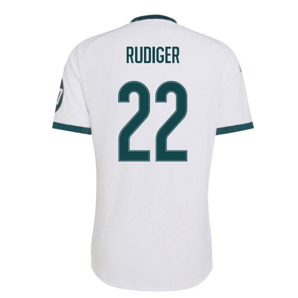 [JED] 2026-2027 Real Madrid Authentic Home Shirt (Rudiger 22)