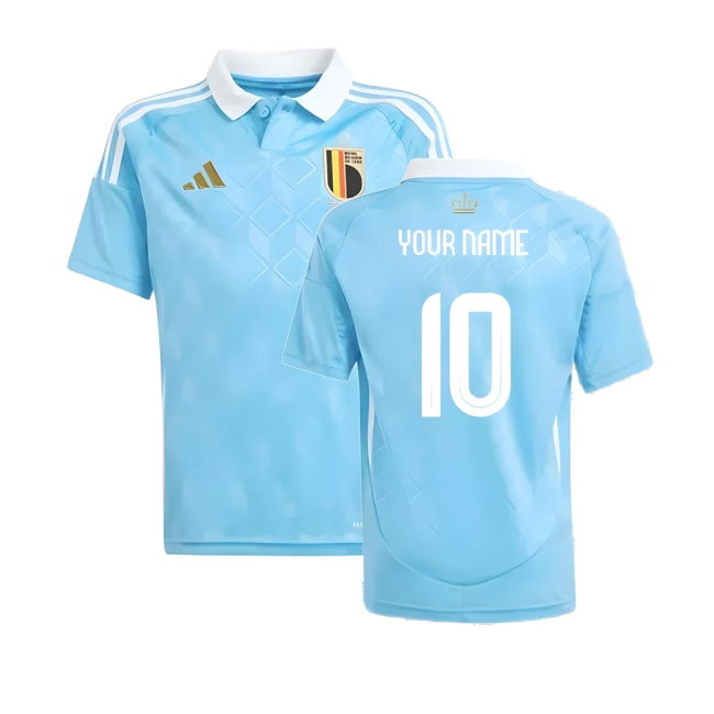 Kids High Quality Belgium 2024-2025 Away Shirt