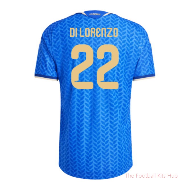[EFS] 2026/27 Italy Authentic Home Shirt (Di Lorenzo 22)