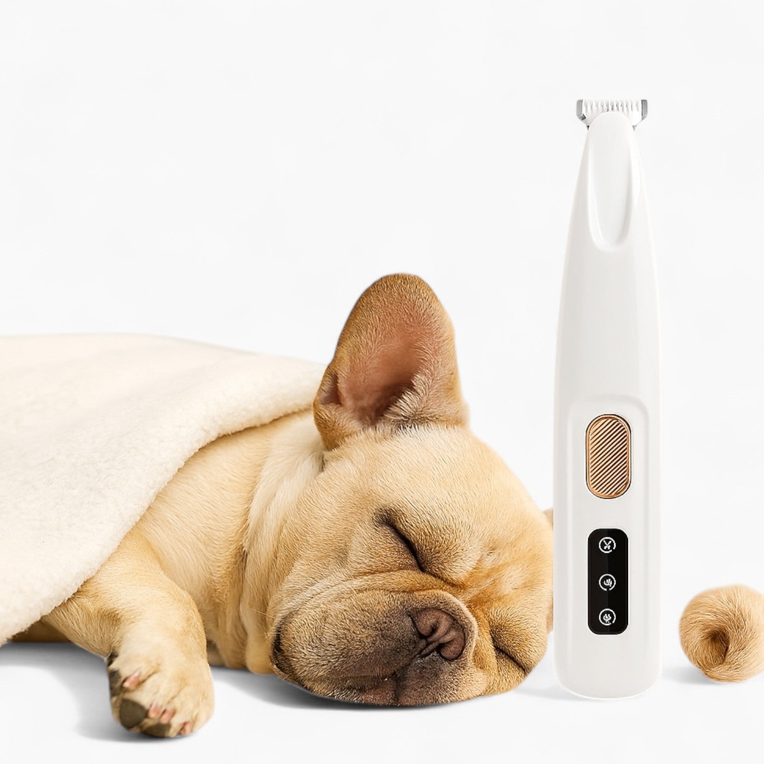 Pet-Lover Furshine French Bulldog Hair Trimmer – Waterproof Dog Groom...