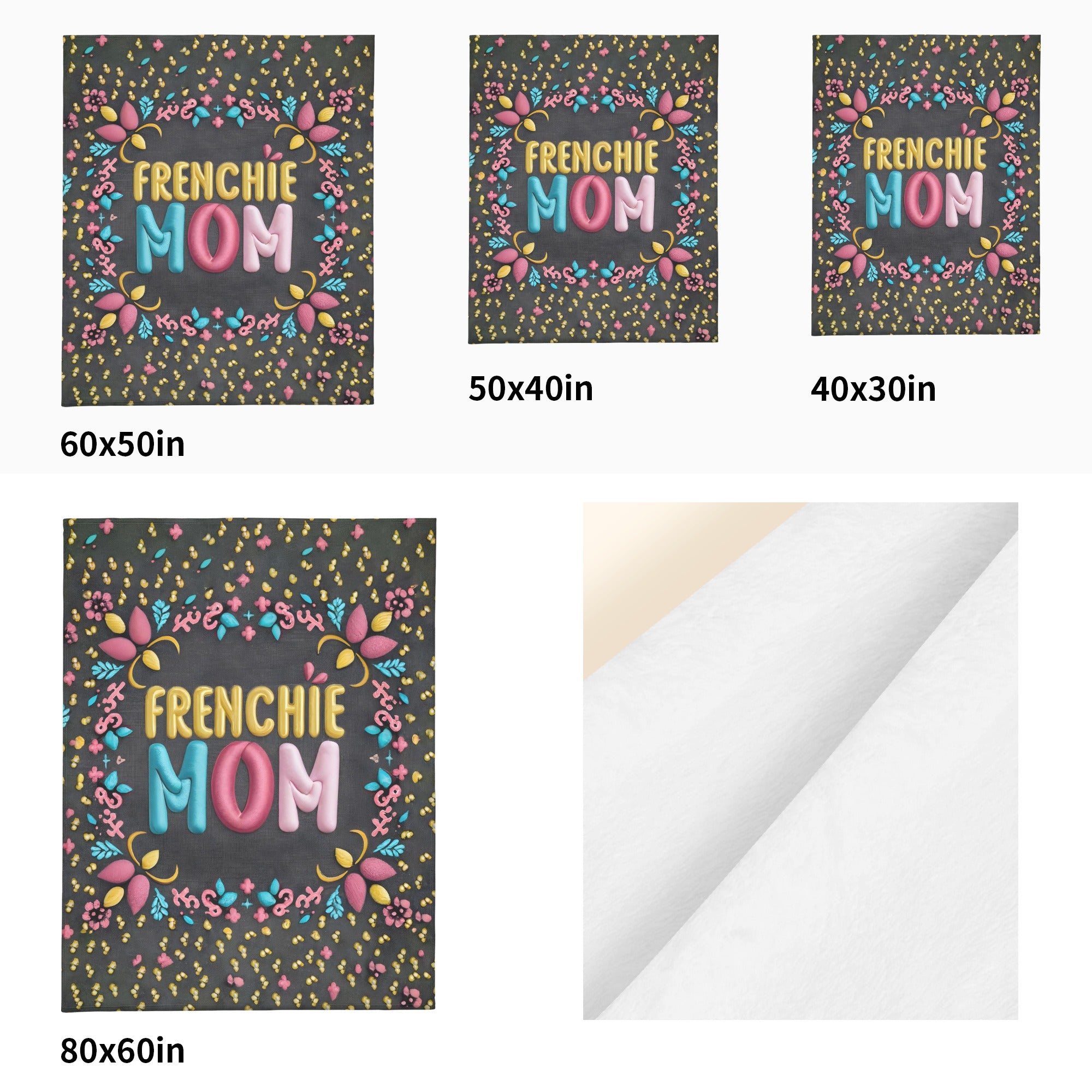 French Bulldog Frenchie Mom Blanket Cute Frenchie Essential