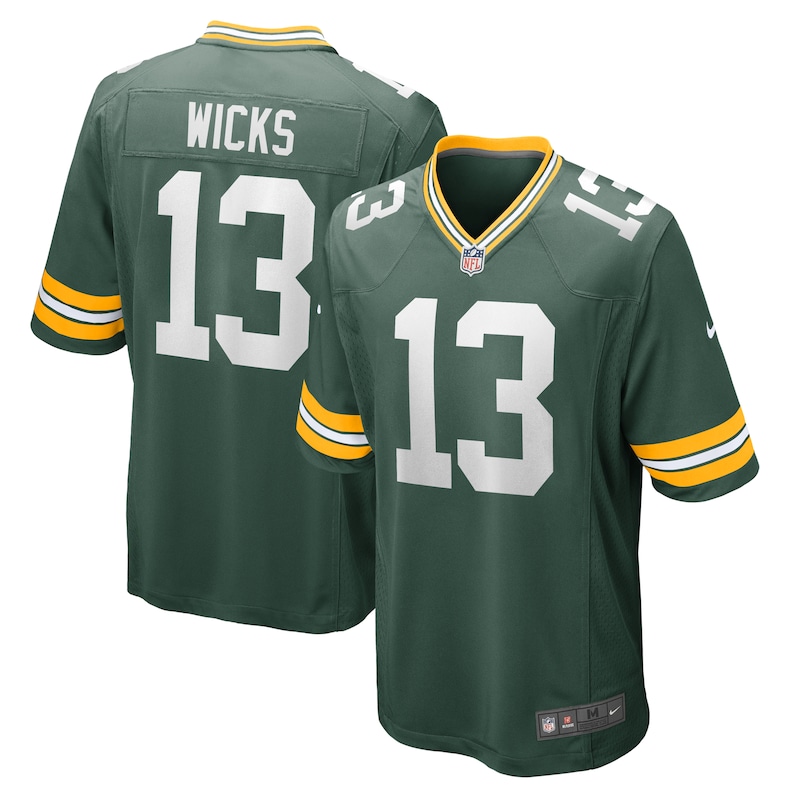 None Dontayvion Wicks GB Packers Timeless Officially Licensed Jersey