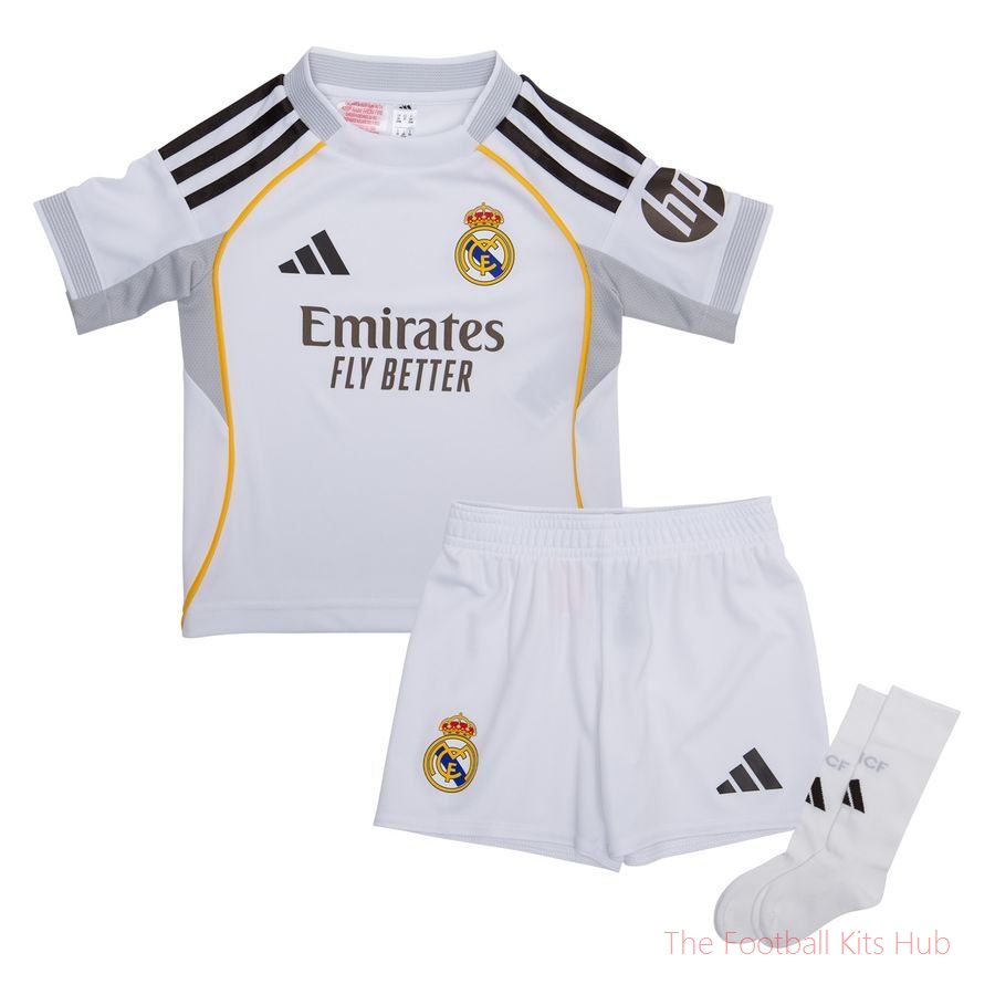 [JED] Real Madrid Home Shirt 2025/26 Mini-Kit Kids