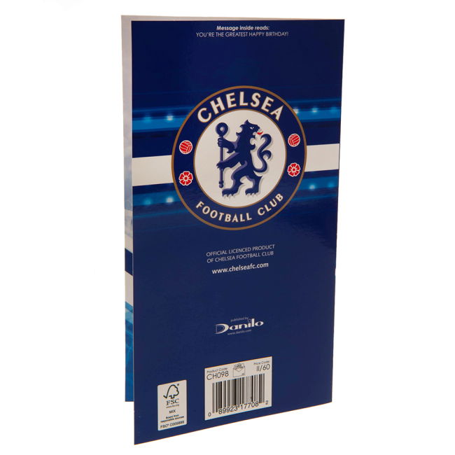 replica Chelsea FC No. 1 Dad Birthday Card