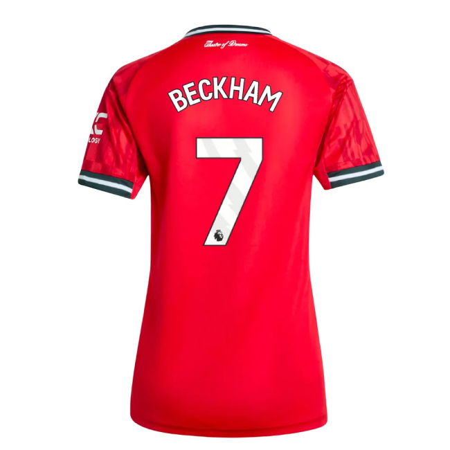 2025-2026 Man Utd Home Top (Womens) (Beckham 7)