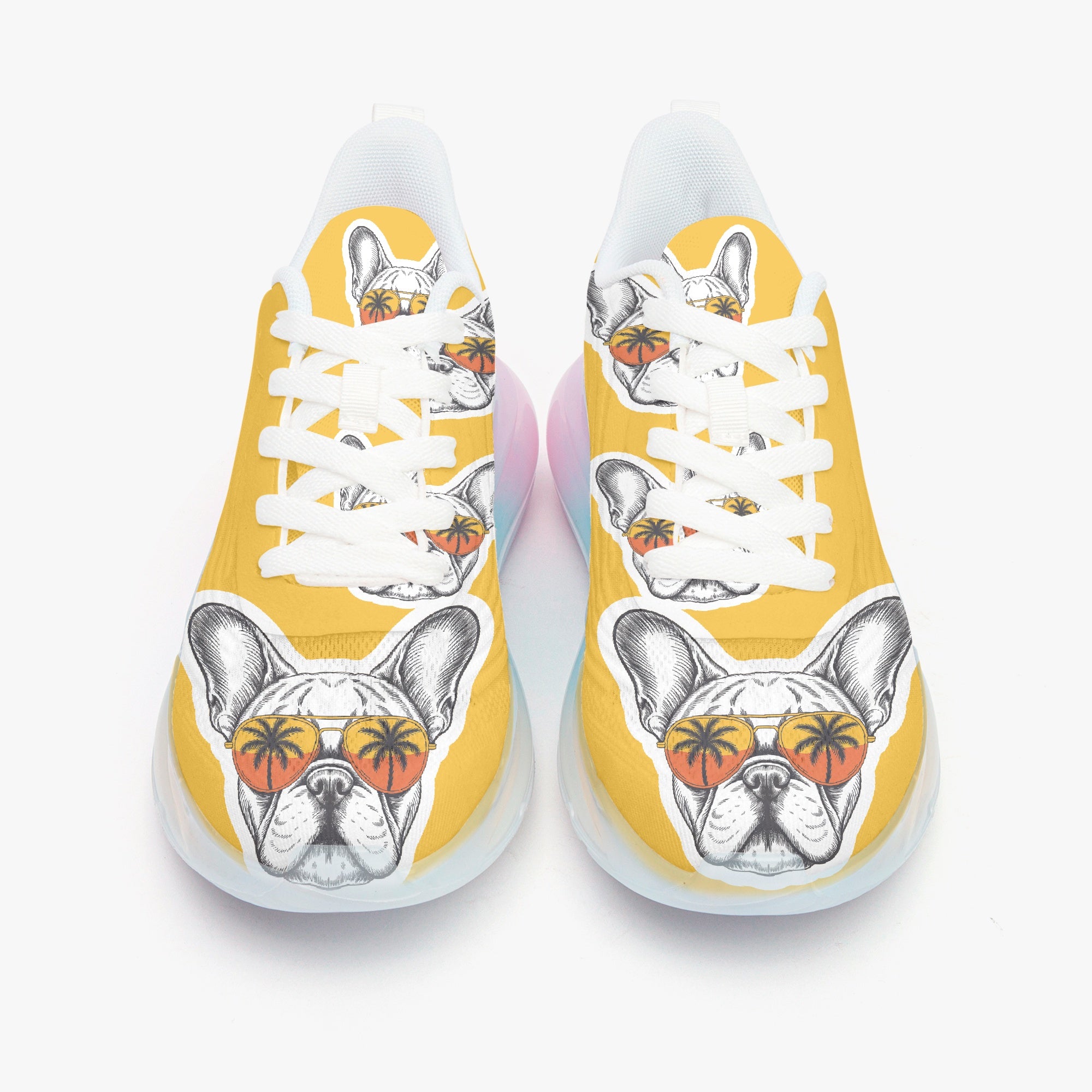 French Bulldog Toast Lightweight Sneakers Non-Slip Paw Protection