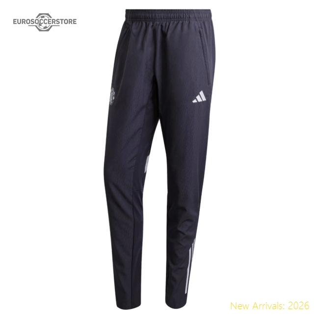 2025-2026 Man Utd Presentation Pants (Aurora Black) Fan Edition