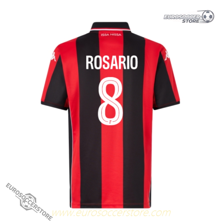 OGC Nice Home ROSARIO 8 Football Jersey for the 25-26 Season
