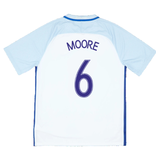 England 2016-17 Home Shirt ((Fair) XXL) (Moore 6)