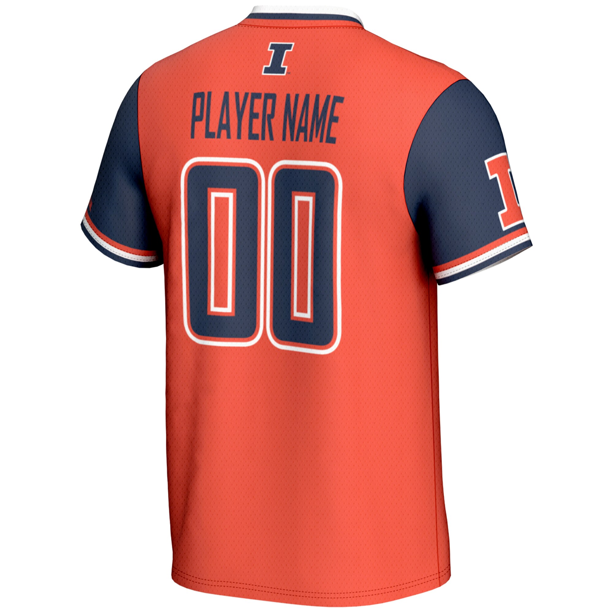 [NJP] Illinois Fighting Illini GameDay Greats Youth NIL Pick-A-Player Lightweight Softball Jersey - Orange
