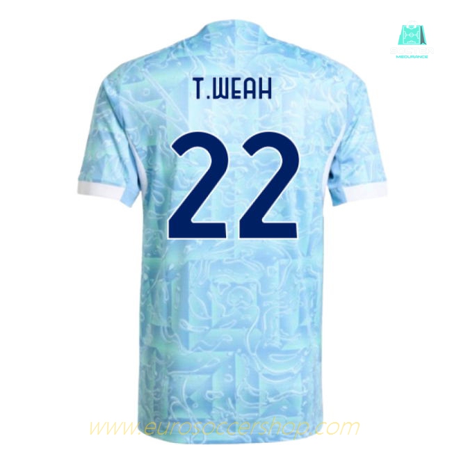 2025-2026 Juventus Authentic Away Shirt (T.Weah 22)